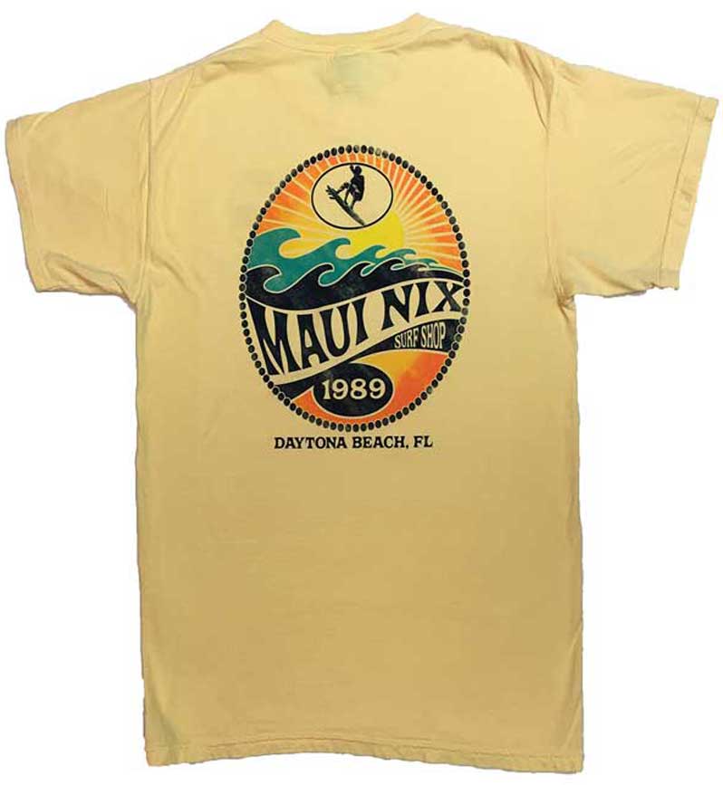 This is an image of Tees Tees Maui Nix Mojave Short Sleeve Tee