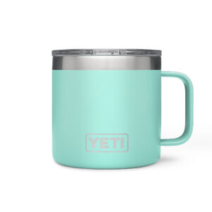 This is an image of Gift Ideas Gift Ideas Maui Nix Sale Items Yeti RAMBLER 14 OZ MUG Seafoam
