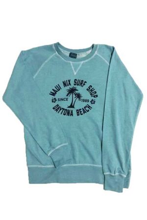 This is an image of Long Sleeves and Hoodies Maui Nix Liberated Palms Crew