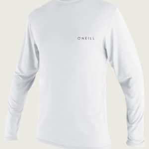 This is an image of Long Sleeves and Sweaters Men New Arrivals Surf Tees and Tanks Wetsuits and Rashguards O’Neill Men’s BASIC SKINS 30+ LONG SLEEVE SUN SHIRT