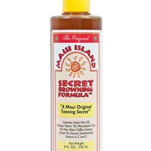 This is an image of Sunscreen Sunscreen MAUI ISLAND SECRET BROWNING FORMULA OIL