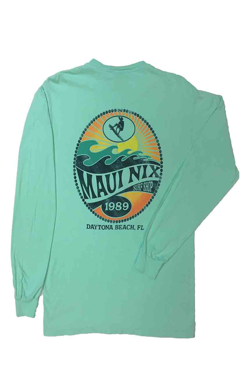 This is an image of Long Sleeves and Hoodies Long Sleeves and Hoodies Maui Nix Mojave Long Sleeve Tee