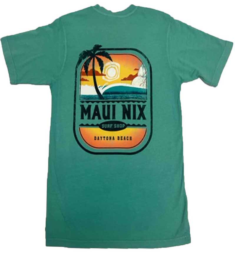 This is an image of Tees Tees MAUI NIX REEF PASS SHORT SLEEVE SHIRT