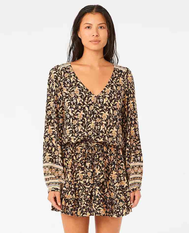 This is an image of Dresses New Arrivals Outfit of the Week Women Rip Curl Women’s Dreamer Long Sleeve Dress
