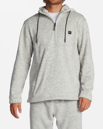 This is an image of Hoodies and Jackets Long Sleeves and Sweaters Men New Arrivals Trending This Week Billabong Men’s A/Div Boundary Hooded Half-Zip Pullover