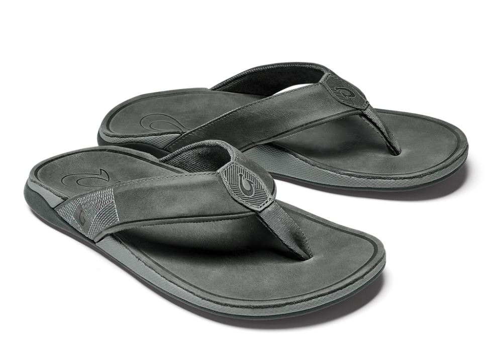This is an image of Men Sandals Olukai Men’s Tuahine Flip Flops