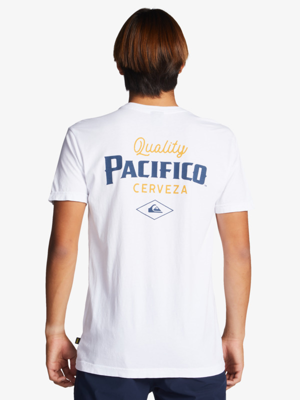 This is an image of Maui Nix Sale Items Men New Arrivals Tees and Tanks Quiksilver Men’s Quiksilver X Pacifico T-Shirt