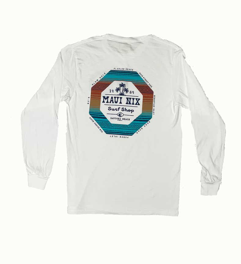 This is an image of Long Sleeves and Hoodies Men SERAPE PALMS LS
