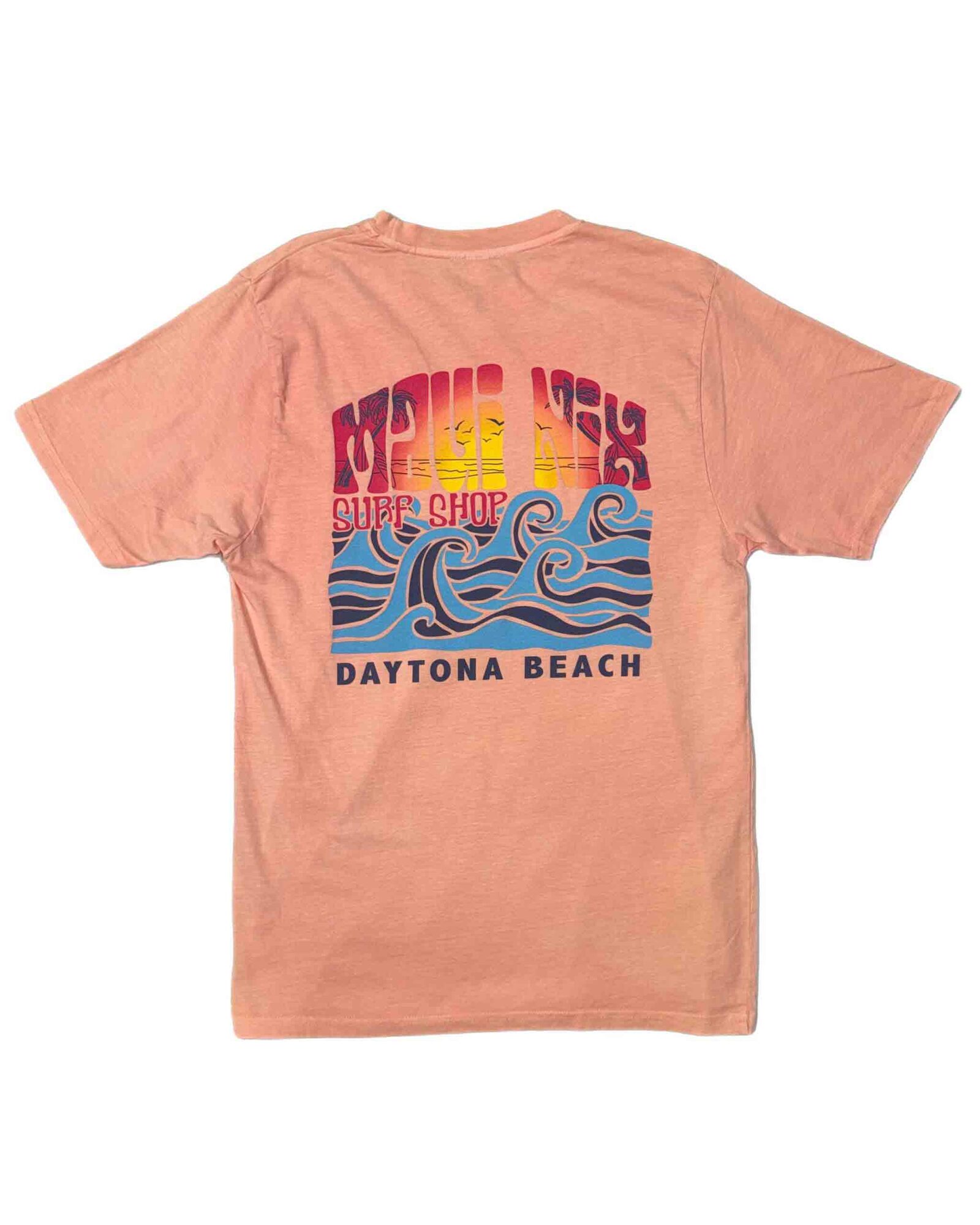 This is an image of Tees Tees Maui Nix Maui Waves Short Sleeve