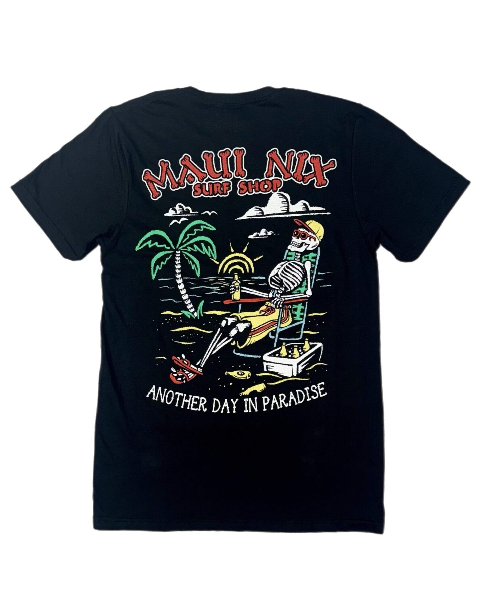 This is an image of Men Tees Maui Nix Salty Bones SS