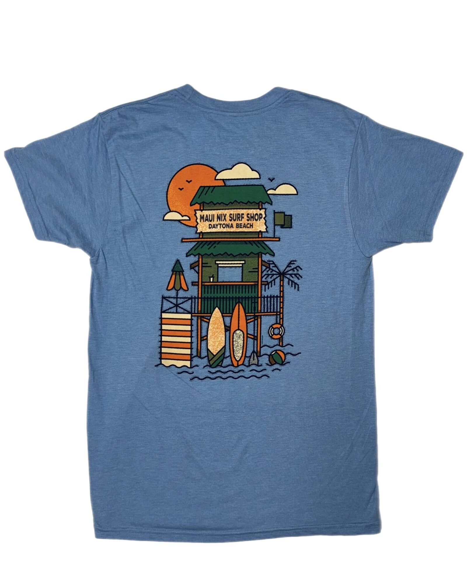 This is an image of Tees Maui Nix Beach Shack SS Tee