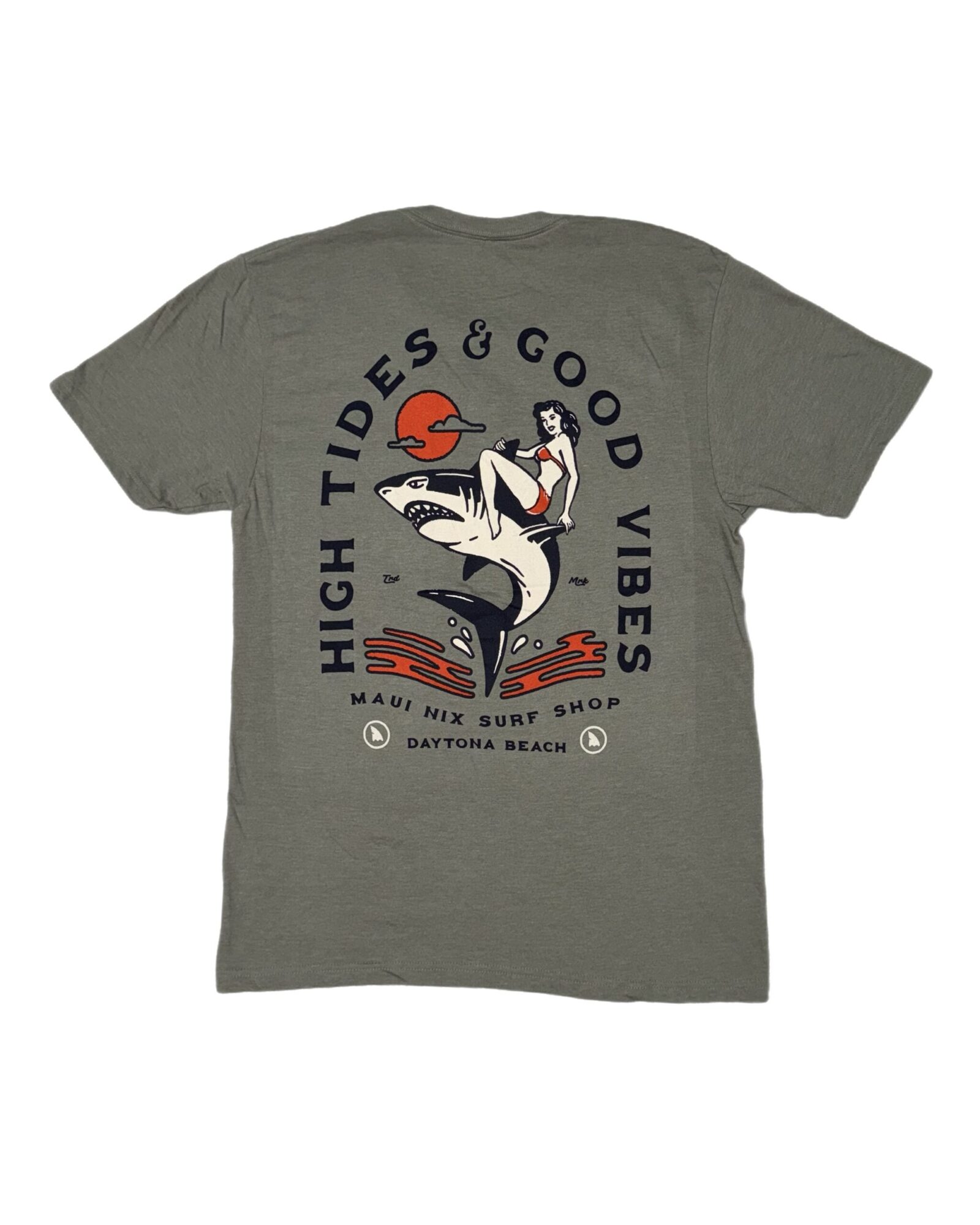 This is an image of Tees Maui Nix Reclaim Shark SS Tee