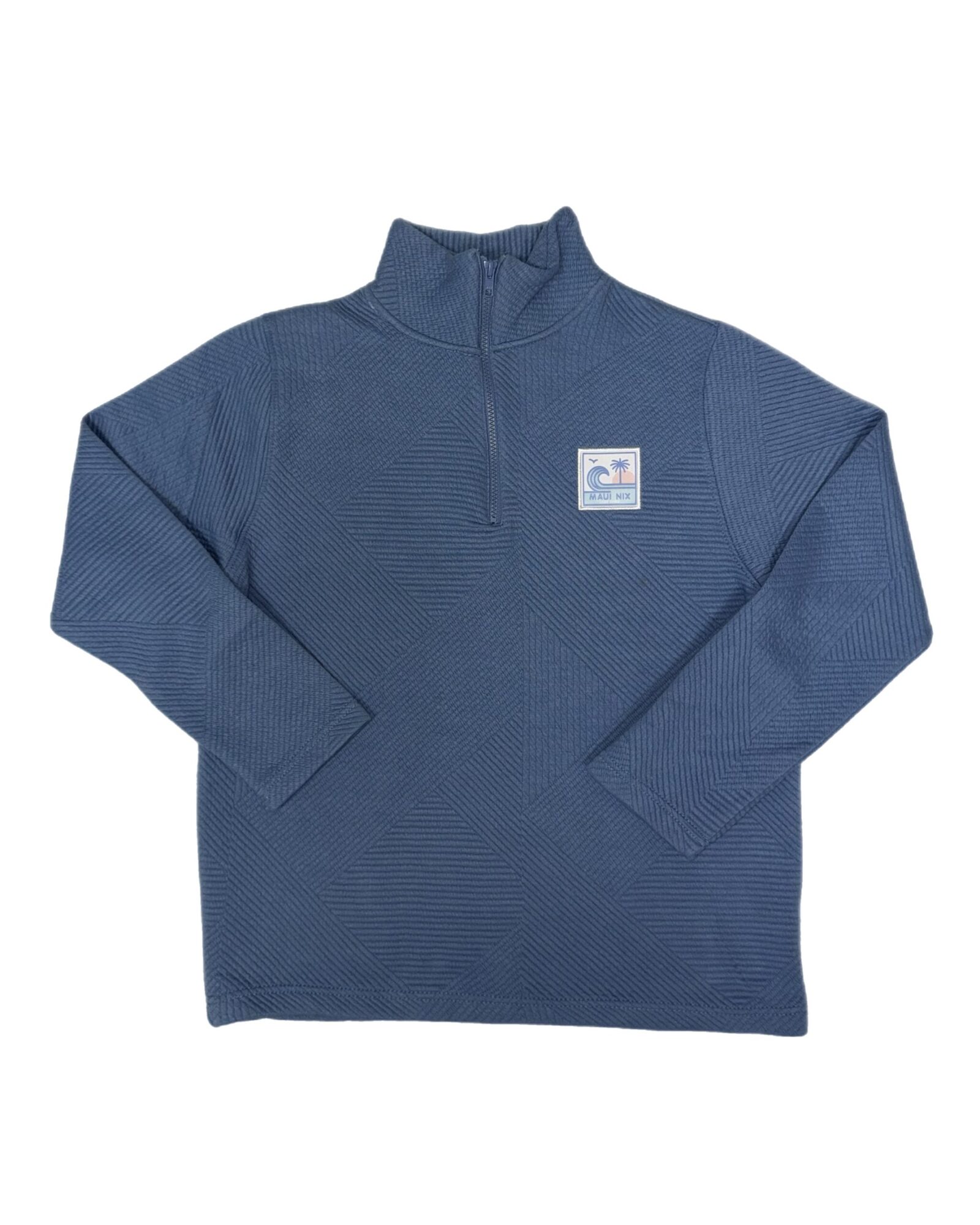 This is an image of Long Sleeves and Hoodies Maui Nix Zelda Zig Q Zip