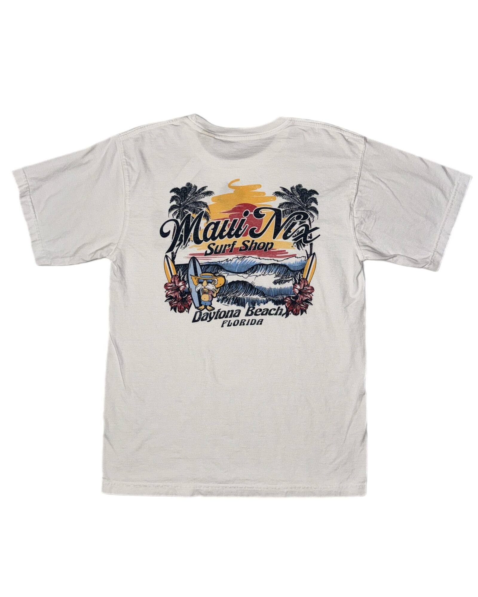 This is an image of Tees Maui Nix Grateful Beach Tee