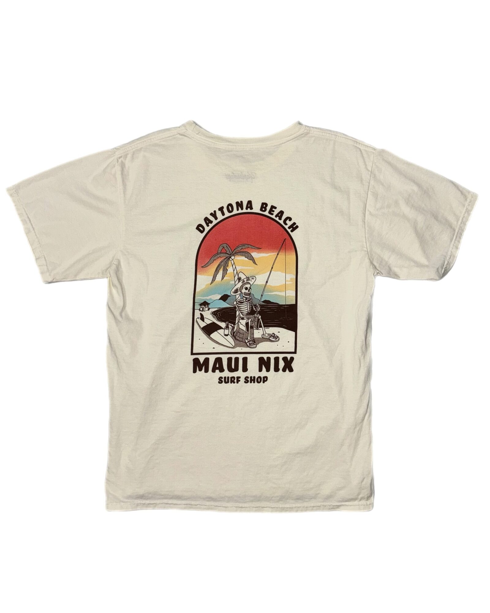 This is an image of Tees Maui Nix Baja Surf SS Tee