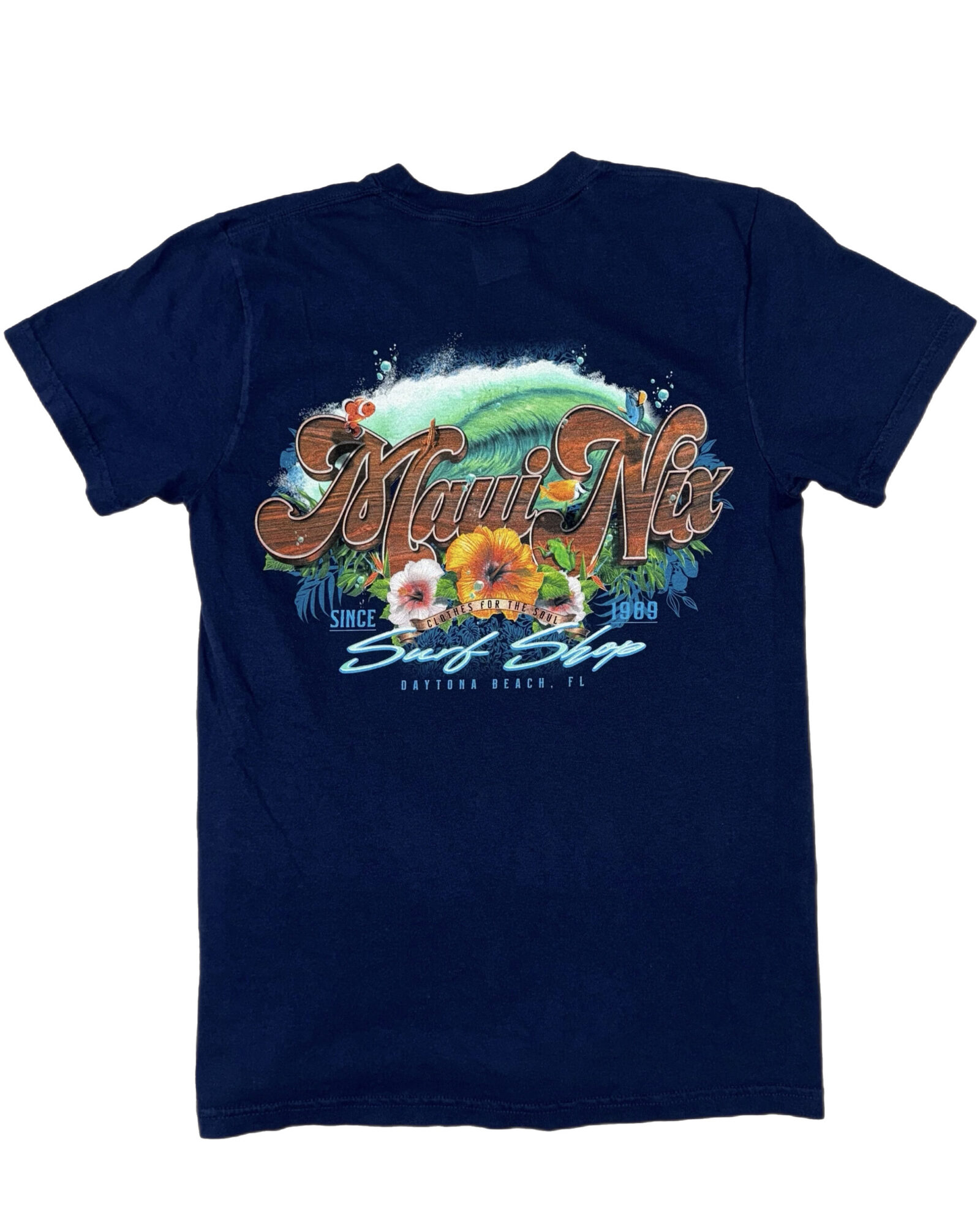 This is an image of Tees Maui Nix Tropical Design Tee