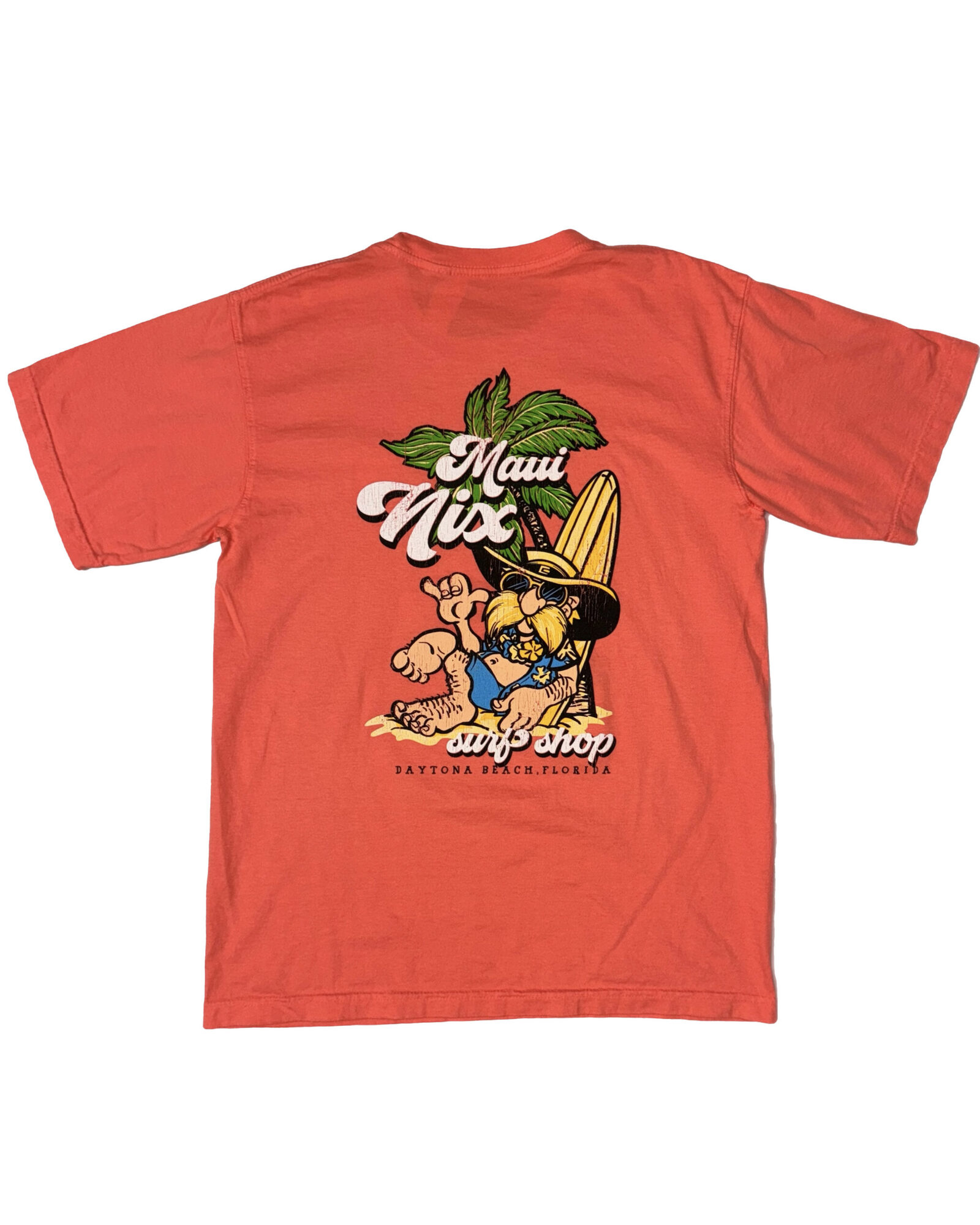 This is an image of Tees Maui Nix Chill Neck Tee