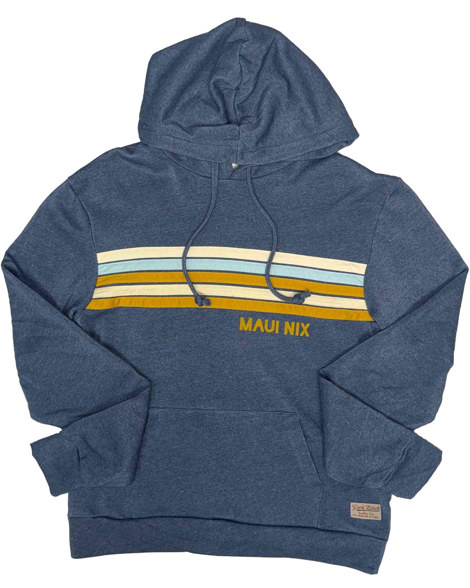 This is an image of Hoodies and Jackets Long Sleeves and Hoodies Women Happy Stripe Hood