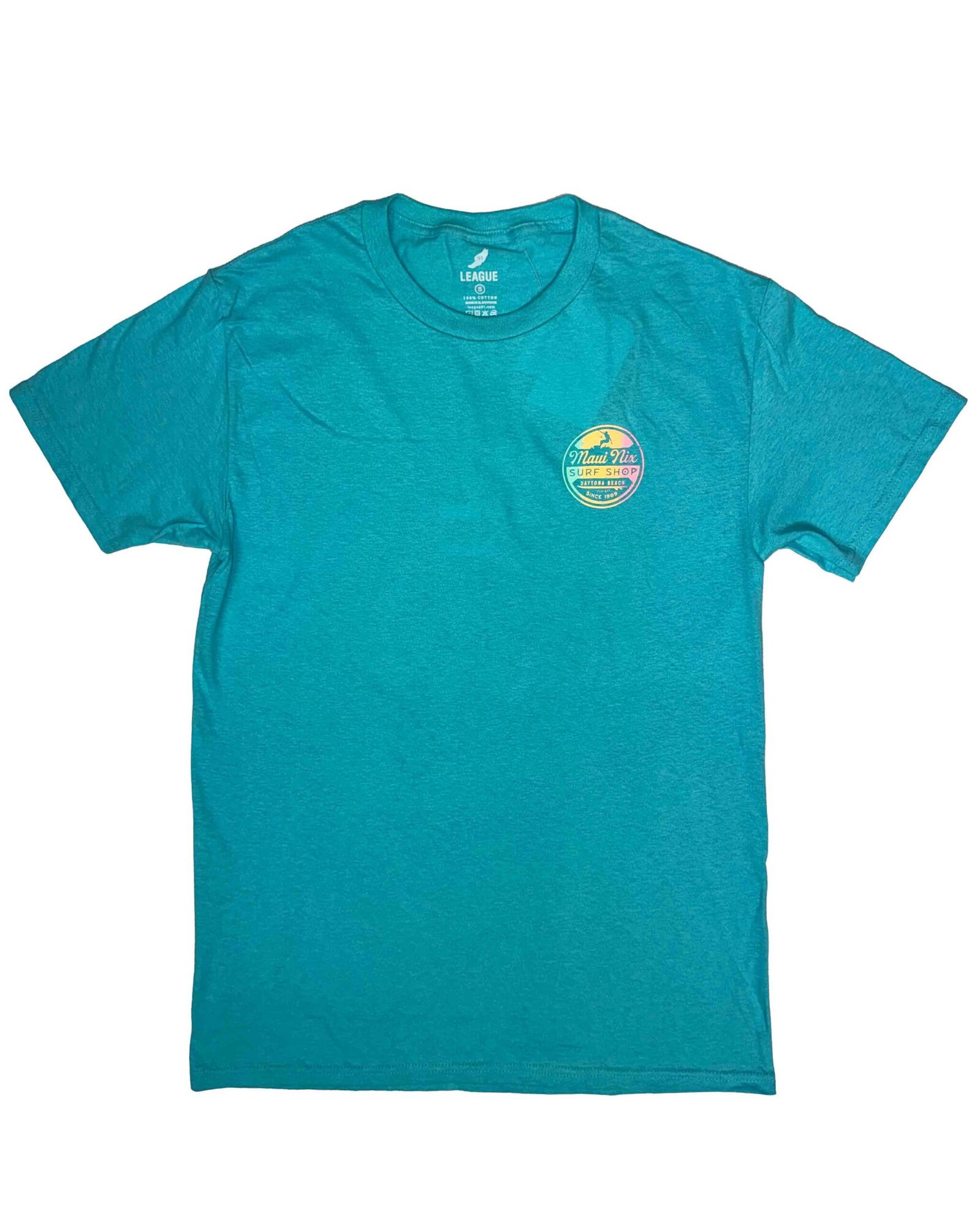 This is an image of Maui Nix Circle Surfer tee shirt