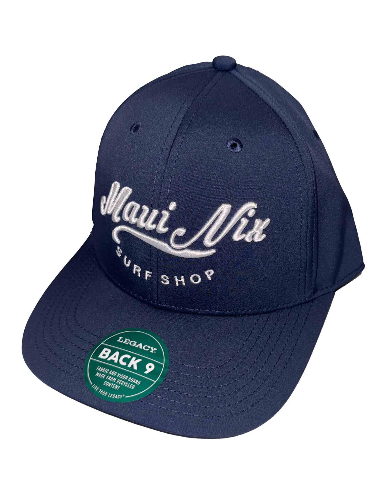This is an image of maui nix emb puff italic hat