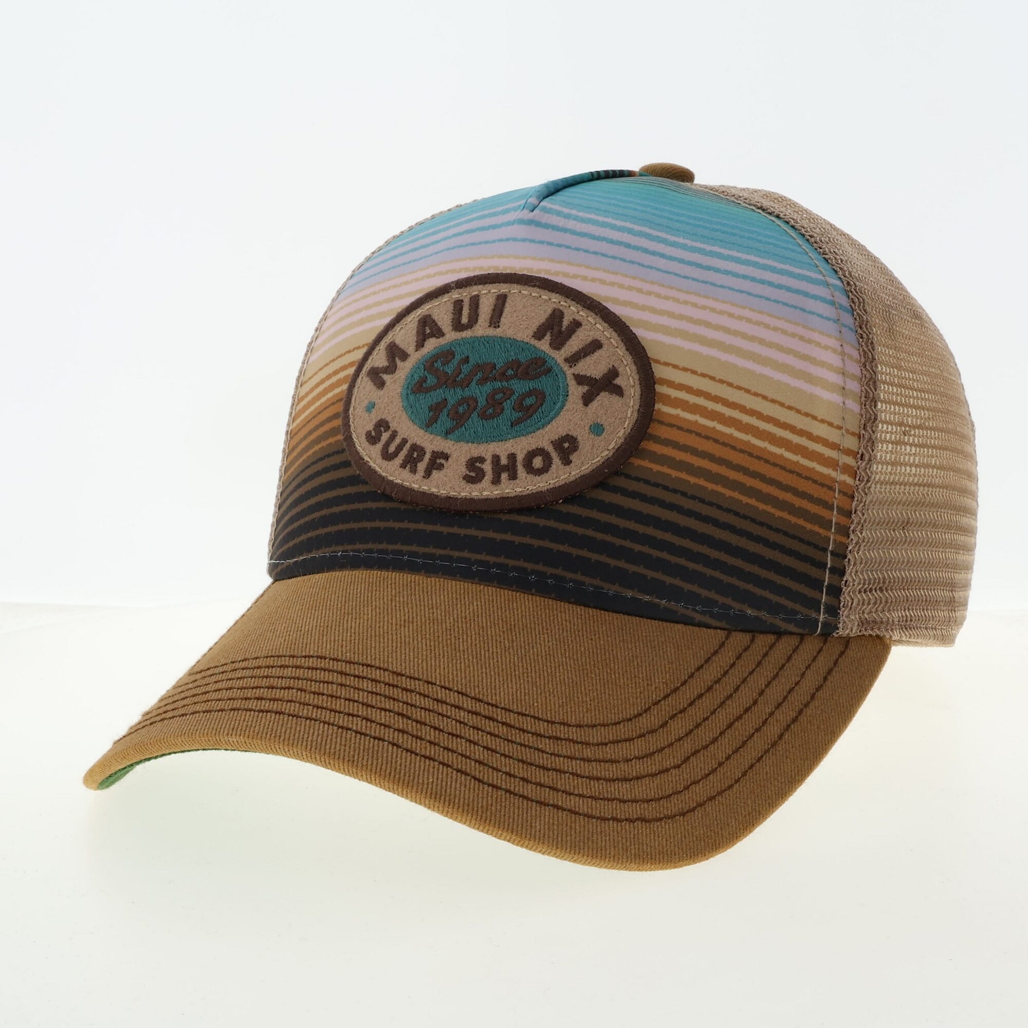This is an image of Earth stripe truck maui nix hat